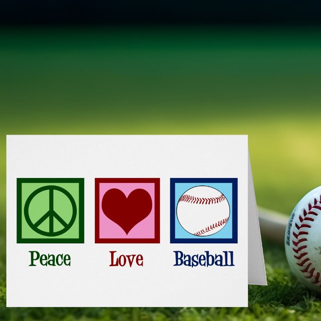 Peace Love Baseball Team Holiday (Creator Uploaded)