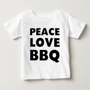Peace Love BBQ Baby T-Shirt
