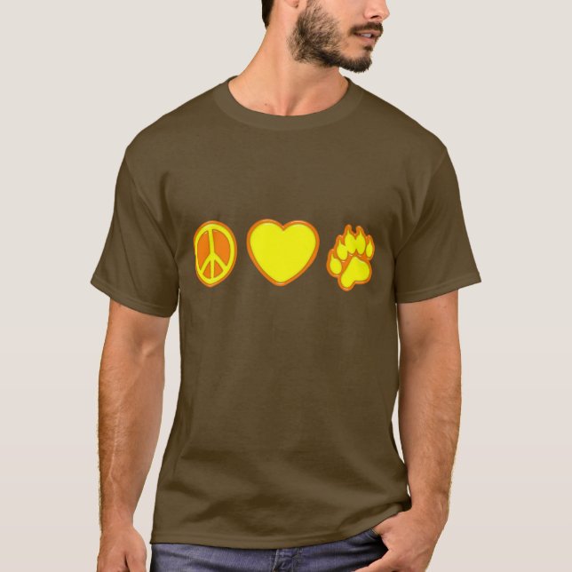 Peace Love Bear T-Shirt (Front)