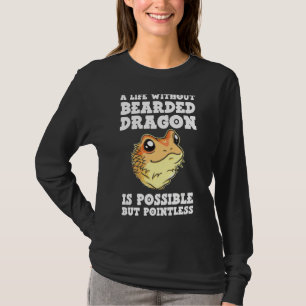 Peace Love Bearded Dragon Lizard Reptile Gecko Pet T-Shirt