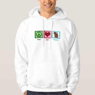 Peace Love Beavers Team Mascot Hoodie