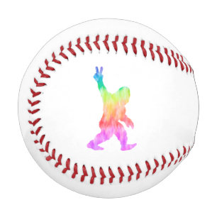 Peace Love Bigfoot Baseball