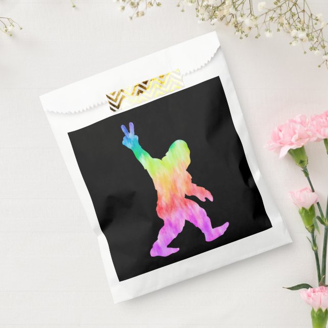 Peace Love Bigfoot      Favour Bags (Sealed)