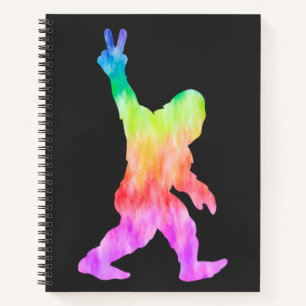 Peace Love Bigfoot Notebook