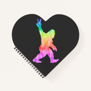 Peace Love Bigfoot Notebook