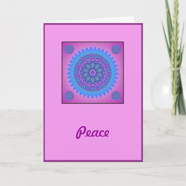 Peace & Love Birthday Card (Front)