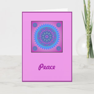 Peace & Love Birthday Card