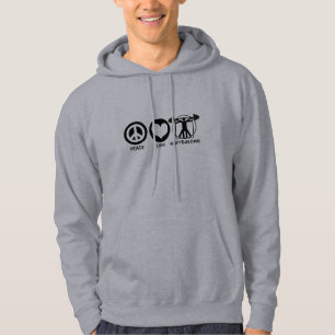 Peace Love Bodybuilding Hoodie