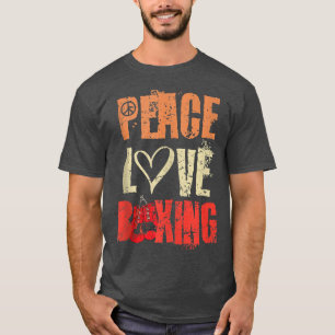 Peace Love Boing Funny Vintage Boer Boing Gloves G T-Shirt