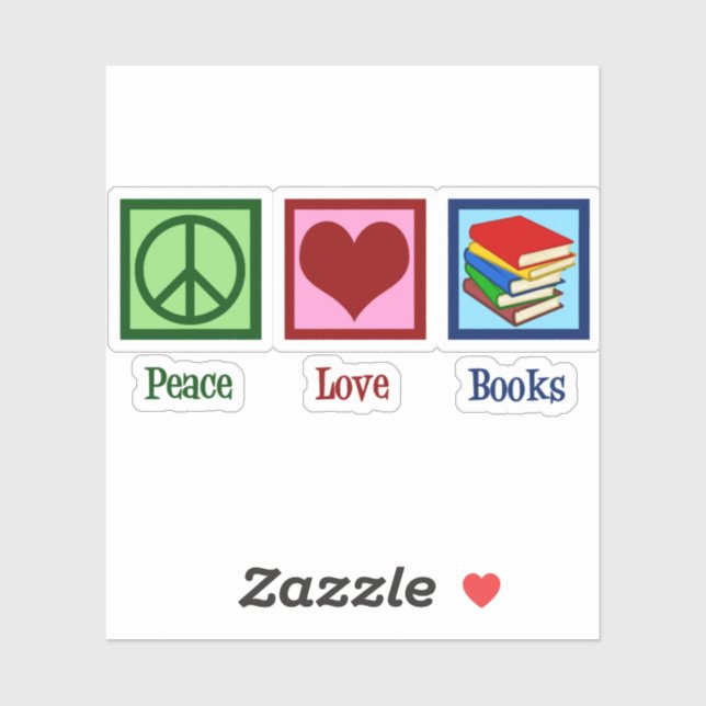 Peace Love Books (Sheet)