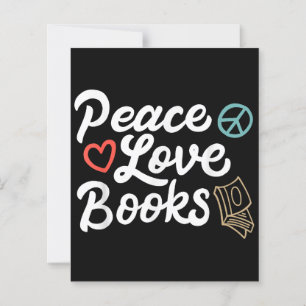 Peace Love Books Geeky & Cute Reading