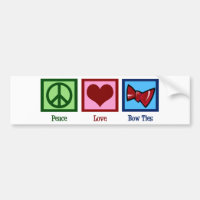Peace Love Bow Ties