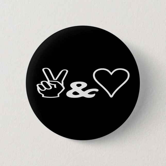Peace & Love Button (Front)