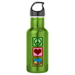 Peace Love Camping 532 Ml Water Bottle