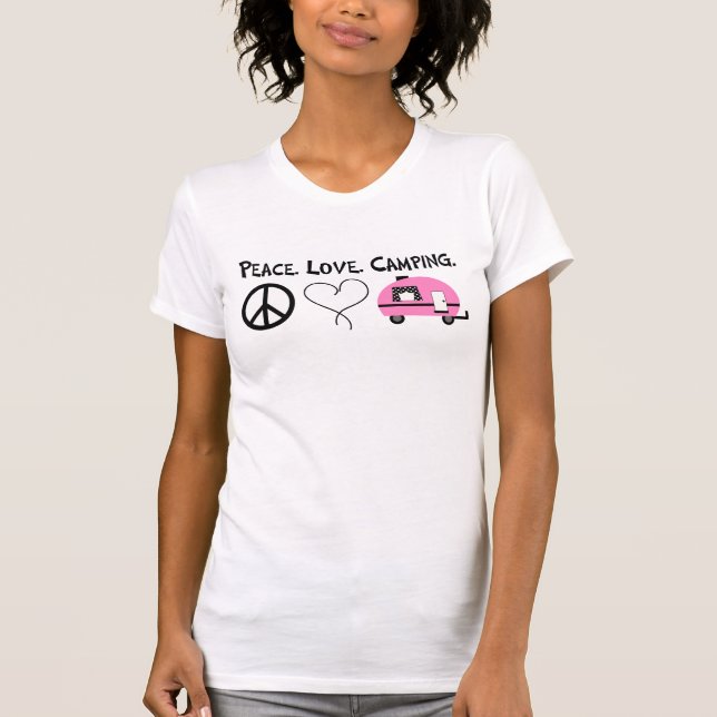 Peace Love Camping T-Shirt (Front)