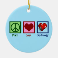 Peace Love Cardiology Heart Surgeon Heartbeat