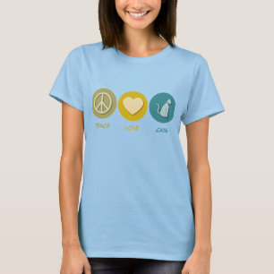 Peace Love Cats T-Shirt