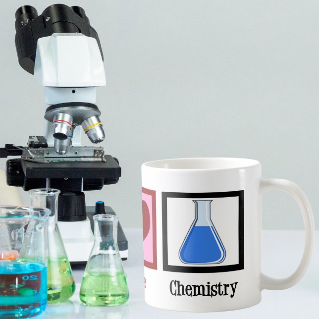 Peace Love Chemistry Coffee Mug (Creator Uploaded)