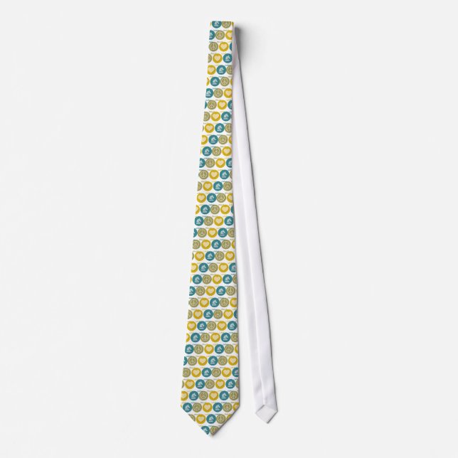 Peace Love Chess Tie (Front)