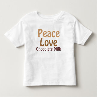 Peace, Love, Chocolate Milk Toddler T-Shirt