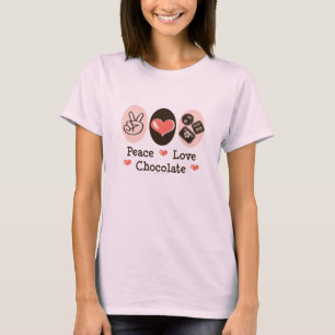 Peace Love Chocolate Organic Tee