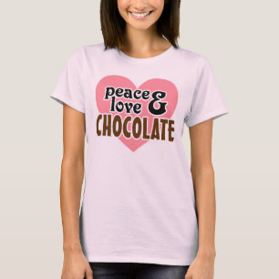 Peace Love & Chocolate T-Shirt