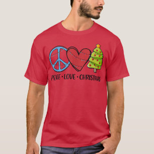 Peace Love Christmas 2021 Xmas Tree Decor Ornament T-Shirt