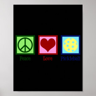Peace Love Ckleball  Poster