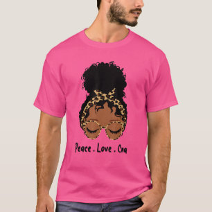 Peace Love Cna Nurse Life Certified Nursing Assist T-Shirt