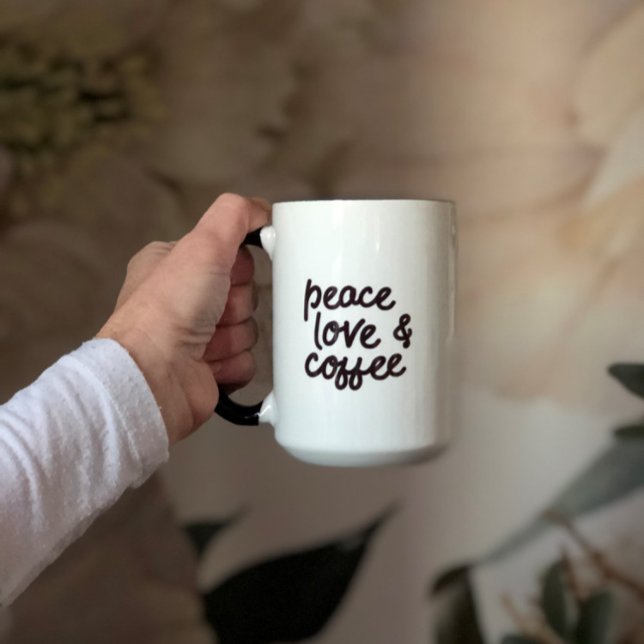 Peace Love & Coffee Mug (Creator Uploaded)