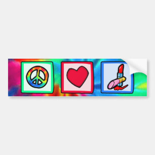 Peace, Love, Cosmetics Bumper Sticker