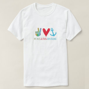 Peace Love Cruise, Cruise Gift Cruise Tee