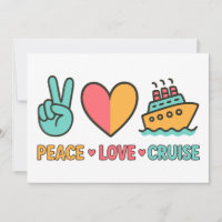 Peace Love Cruise Vacation