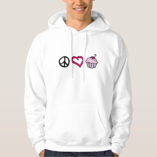 Peace, Love & Cupcakes! Hoodie