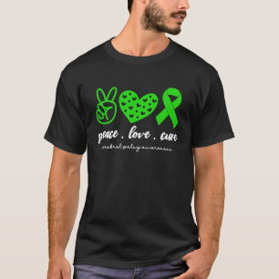 Peace Love Cure Cerebral Palsy For Women Kids Cp A T-Shirt