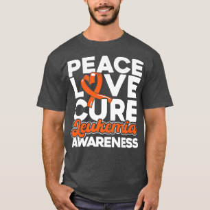 Peace Love Cure Leukaemia Awareness    1  T-Shirt