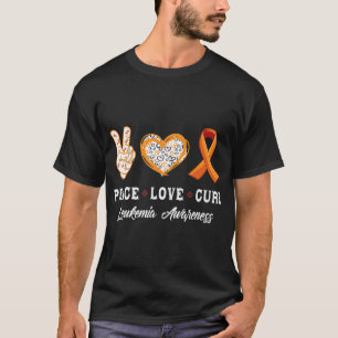 Peace Love cure Leukaemia awareness men women kids T-Shirt