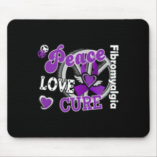 Peace Love Cure Mouse Pad