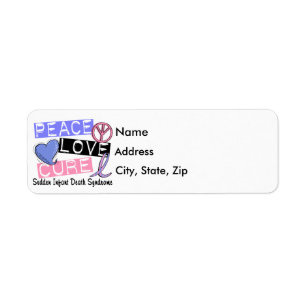 Peace Love Cure SIDS Sudden Infant Death Syndrome