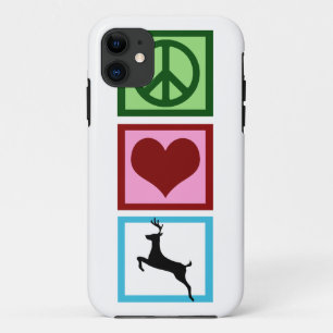 Peace Love Deer iPhone 11 Case
