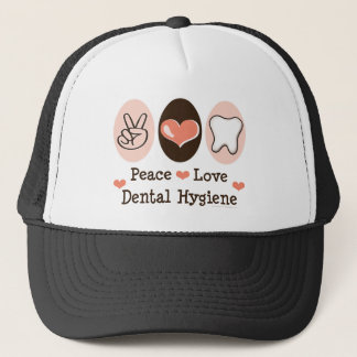 Peace Love Dental Hygiene Hat
