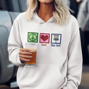 Peace Love Disc Golf Hoodie