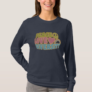 PEACE LOVE DIVERSITY shirt – choose style & colour