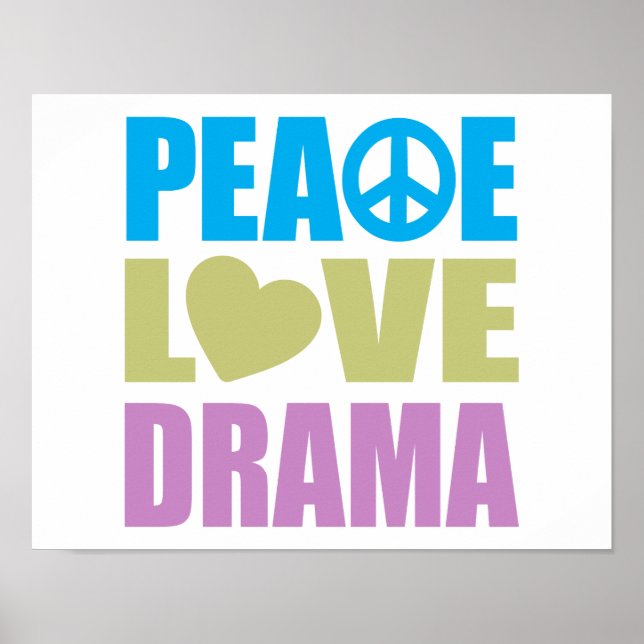 Peace Love Drama Poster (Front)