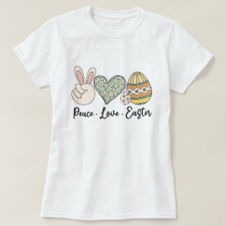 Peace Love Easter T-Shirt - Fun and Festive Spring