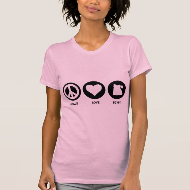 Peace Love Egypt T-Shirt (Front)