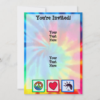 Peace, Love, Egyptians Invitation