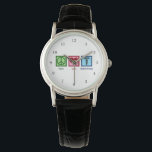 Peace Love Endocrinology Watch<br><div class="desc">A great endocrinologist Christmas gift that features a peace sign,  heart,  and medical caduceus symbol for endocrinology. A way to say thanks to your diabetes doctor,  nurse or growth specialist. Peace Love Endocrinology.</div>