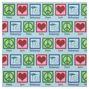 Peace Love Endoscopy Fabric
