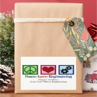 Peace Love Engineering Company Custom Christmas